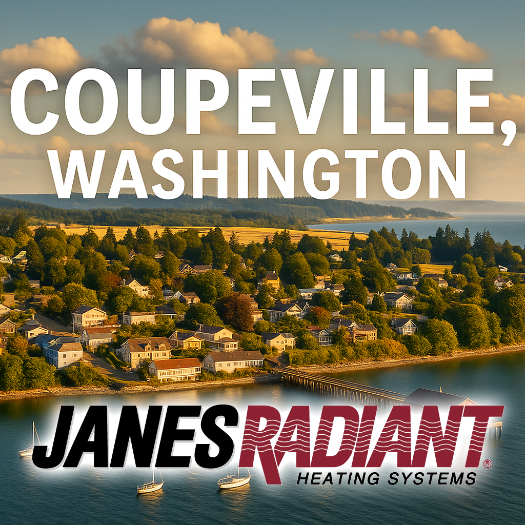 Radiant floor heating services in Coupeville, Washington