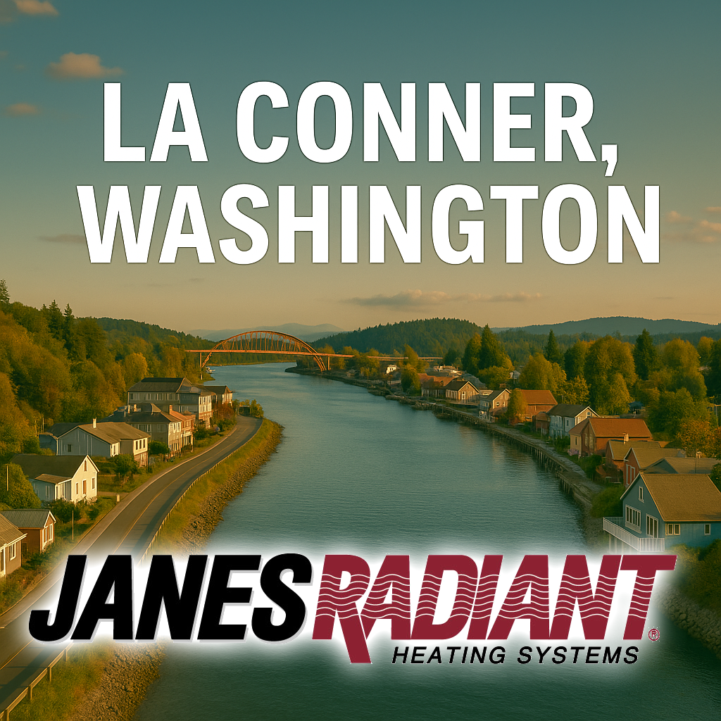 Radiant floor heating services in La Conner, Washington
