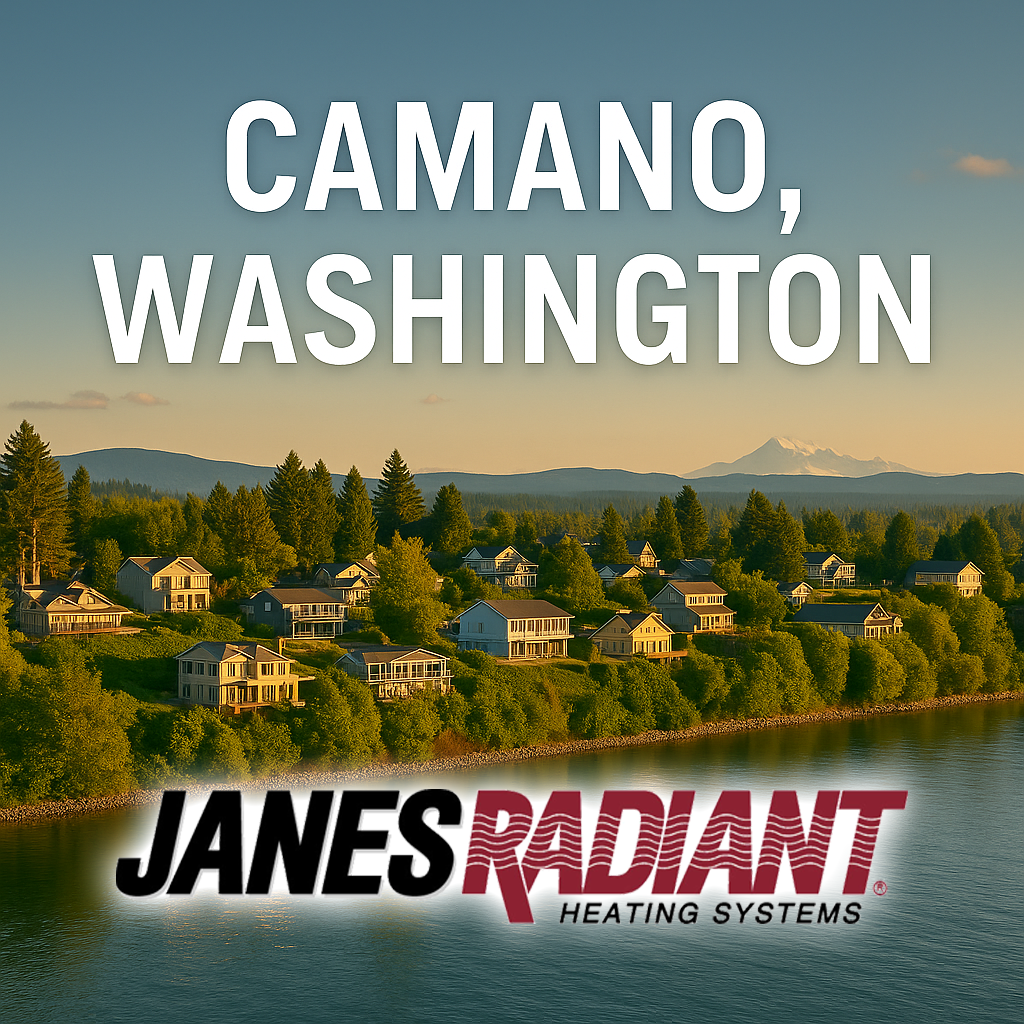 Radiant floor heating services in Camano Island, Washington