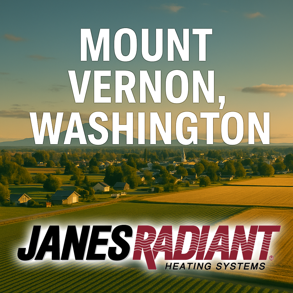 Radiant floor heating services in Mount Vernon, Washington