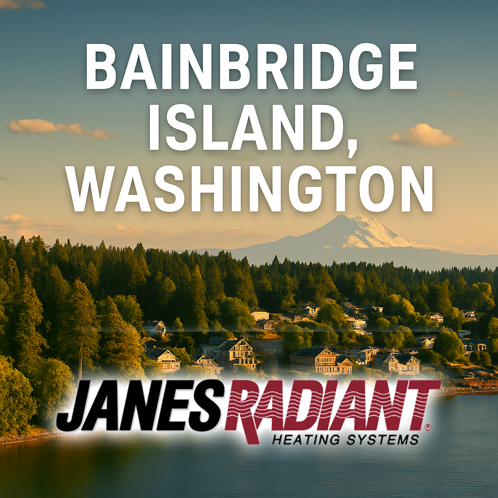 Radiant heating repair in Bainbridge Island, Washington