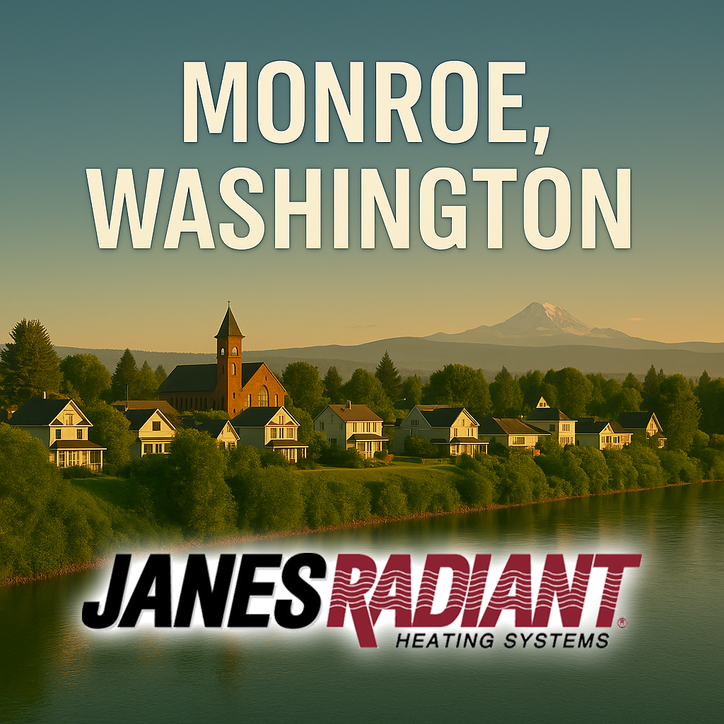 Radiant floor heating repair services in Monroe, Washington
