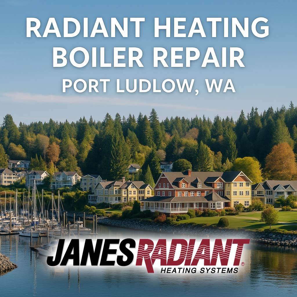 Radiant heating boiler repair in Port Ludlow, Washington