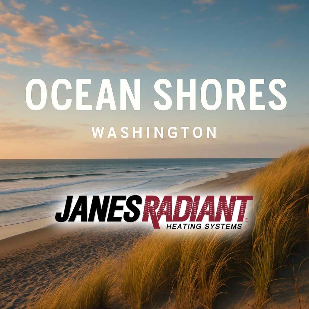 Radiant heating repair in Ocean Shores, Washington