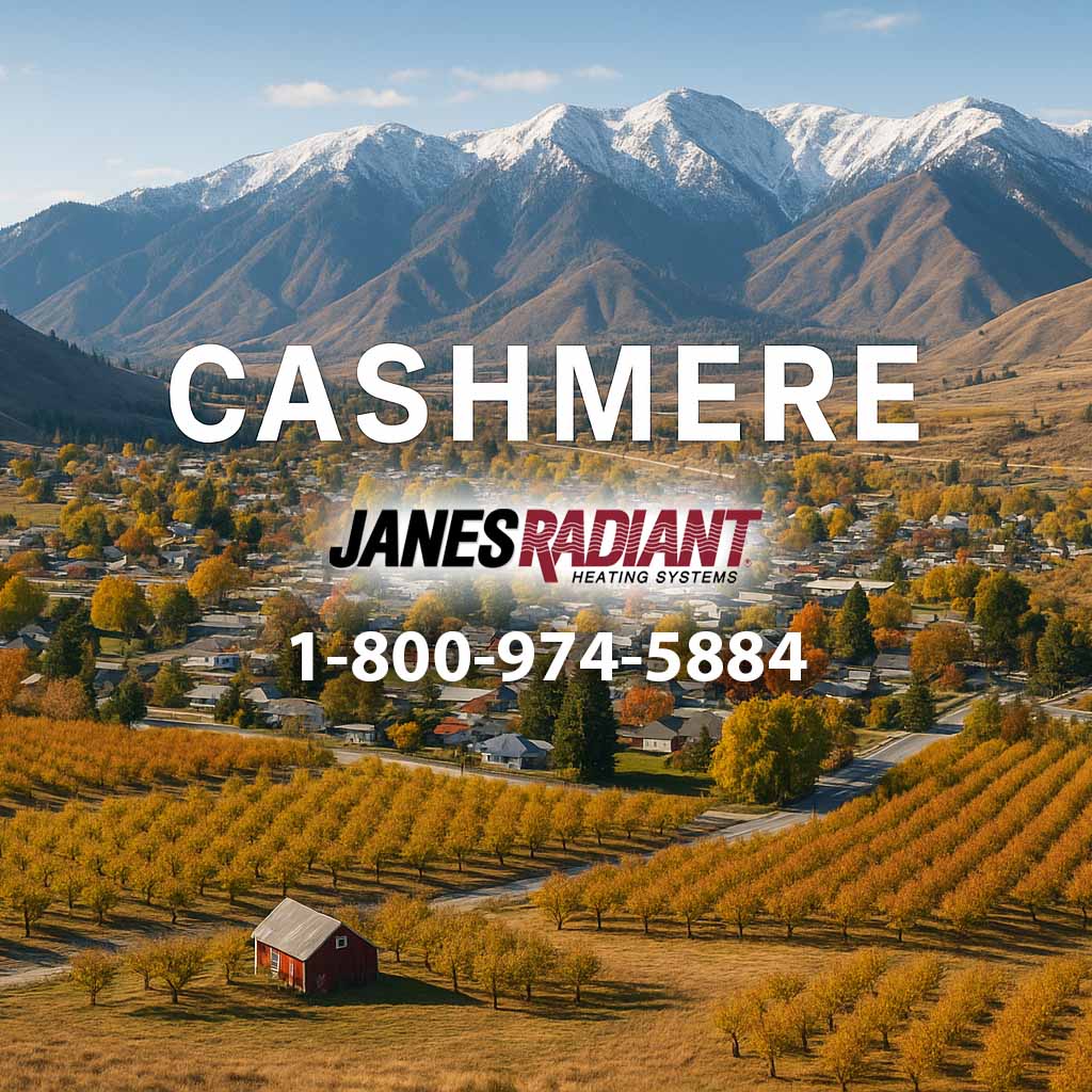 Radiant heating repair in Cashmere, Washington