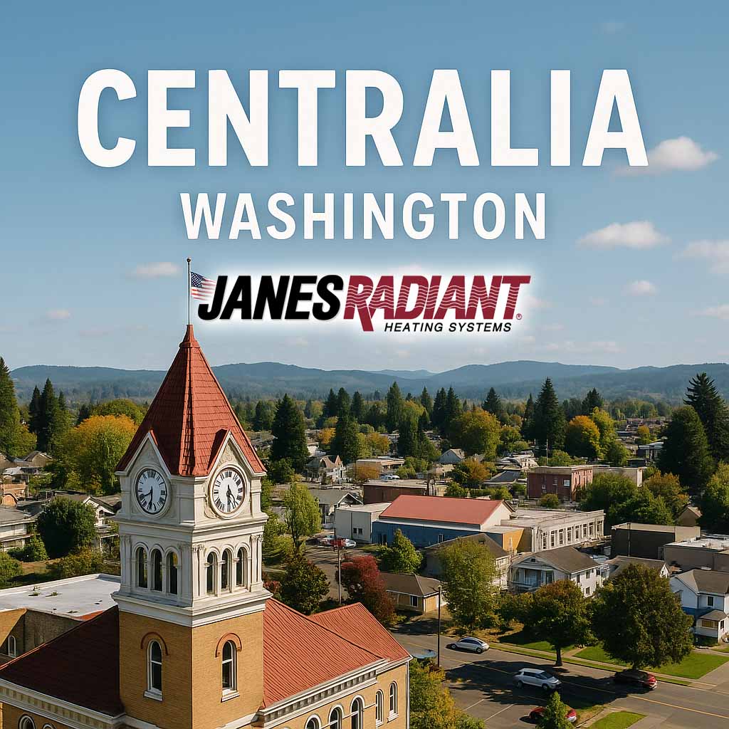 Radiant heating repair in Centralia, Washington