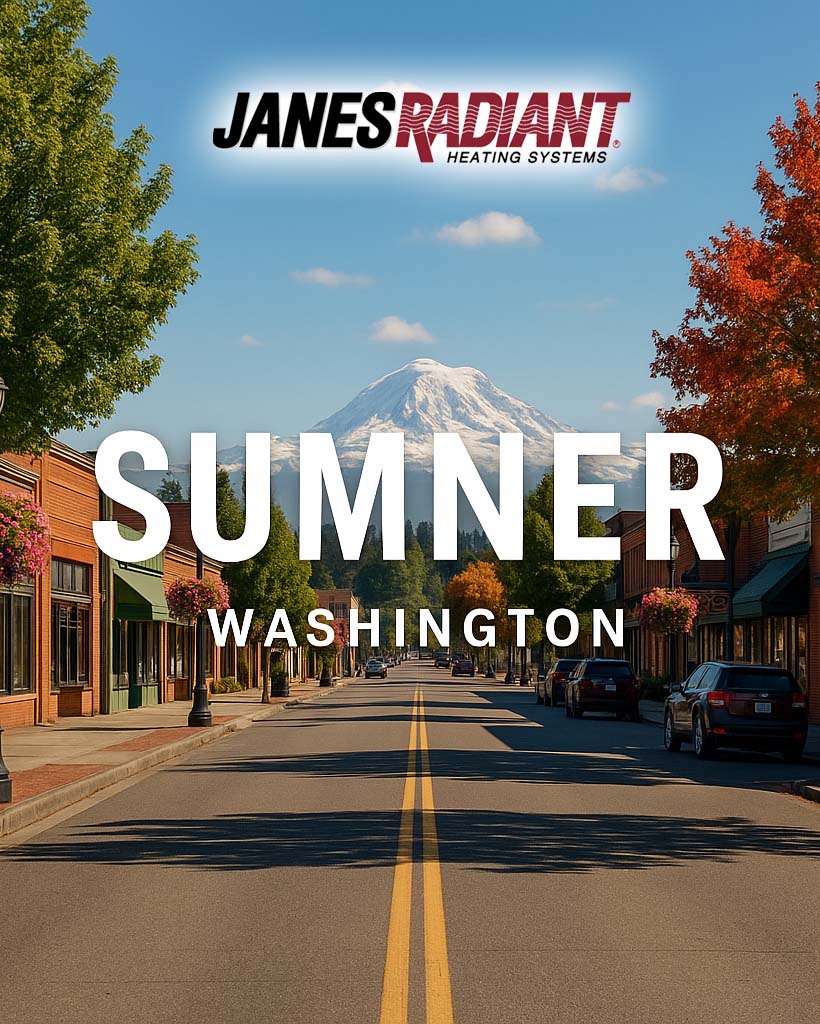 Radiant heating boiler repair in Sumner, Washington